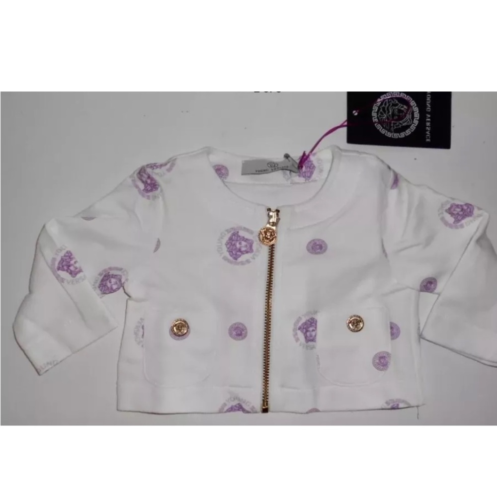 VERSACE BABY GIRL Lightweight Jacket! Authentic With Medusa Pattern 6 months